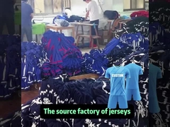 Şampiyonlar için tasarlanmış özel futbol takımları takım renkleri için kesme ve dikiş teknolojisi